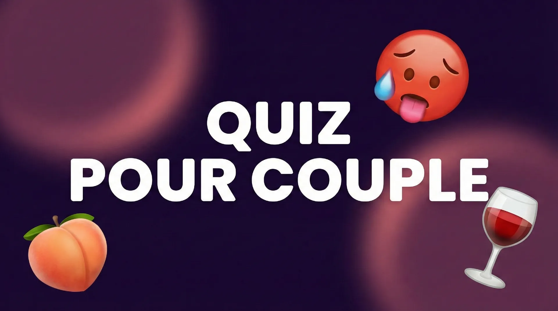 Illustration d'un quiz pour couples